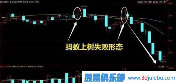 炒股出現的“螞蟻上樹(shù)”形態(tài)，記住趕緊跟上